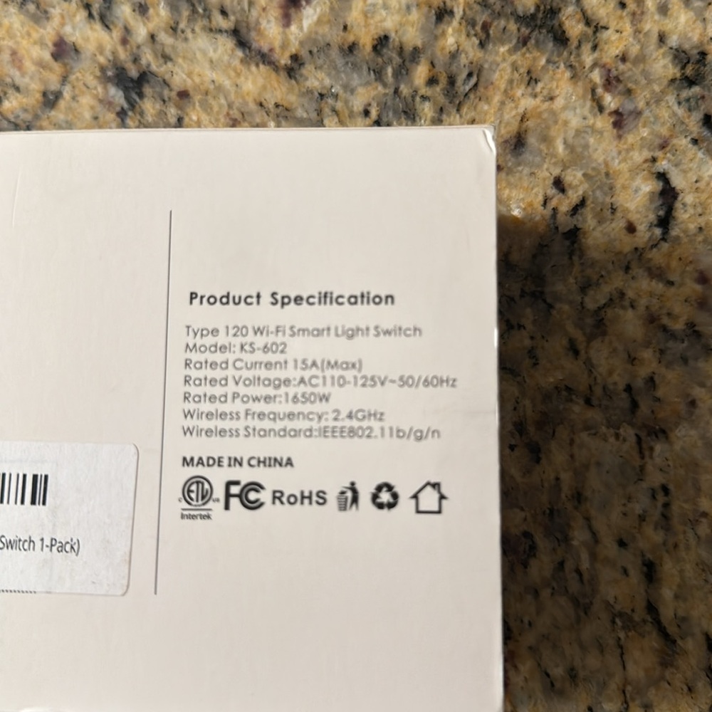 Smart wall light switch - Picture 2 of 2